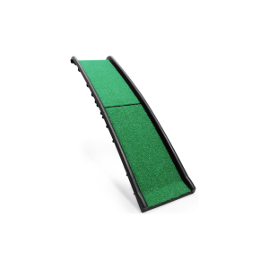 PawStep 50894 Pet Ramp with Poly Grass - Folding, Portable Dog Ramp for Cars, SUV & Trucks - Non-Slip Surface - Lightweight & Durable - Supports Large Dogs up to 200 lbs